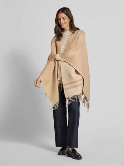 JOOP! Stola mit Fransen Modell 'AZRA' Beige 1