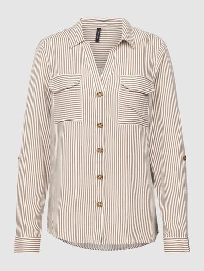 Vero Moda Langarm-Bluse taupe high quality Business-Look