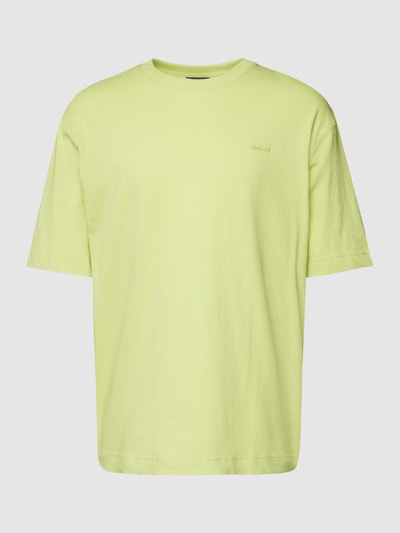 Gant Regular Fit T-Shirt mit Logo-Stitching Neon Grün 2