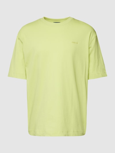 Gant Regular Fit T-Shirt mit Logo-Stitching Neon Gruen 2