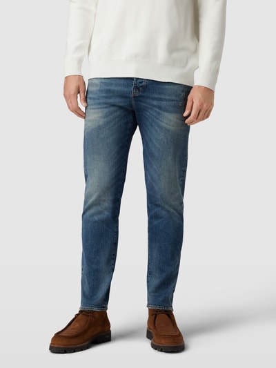 ARMANI EXCHANGE Slim fit jeans met knoop- en ritssluiting Blauw - 4