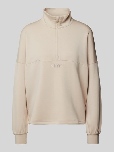 AIMN Sweatshirt mit Label-Stitching Beige 2