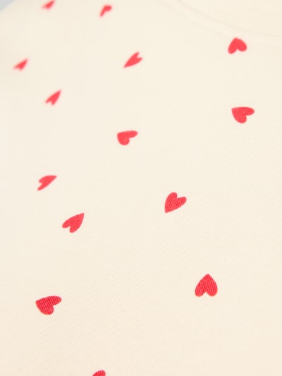 Jake*s Casual Pyjama-Oberteil mit Rundhalsausschnitt Ecru 2