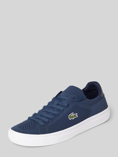 Lacoste Sneakersy z ażurowym wzorem model ‘LA’ Granatowy 1