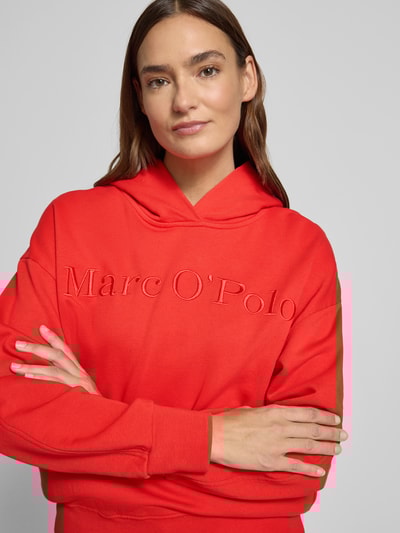 Marc O'Polo Regular fit hoodie van puur katoen Lichtrood - 3