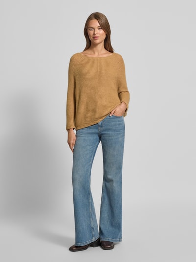 Weekend Max Mara Regular Fit Strickpullover mit Woll-Anteil Modell 'XENO' Camel 1