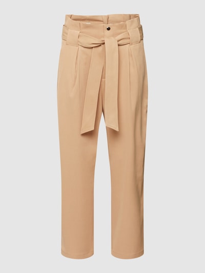 Scotch & Soda Stoffhose mit Bindegürtel Beige 2