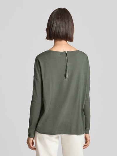 Vero Moda Comfort Fit Strickpullover aus Viskose-Mix Modell 'BREEZE AURA' Schilf 5