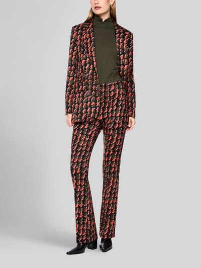 Marc Cain Smalle broek met logodetail Oranje - 1