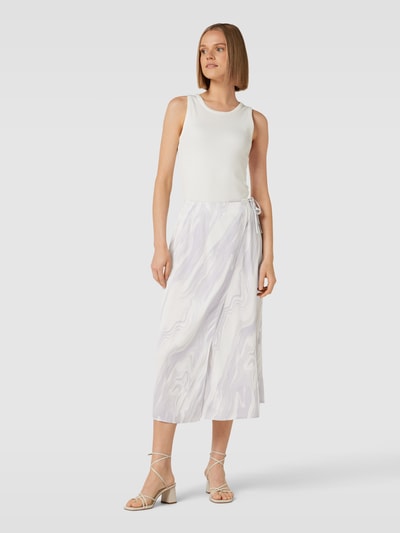 Calvin Klein Womenswear Wickelrock aus Viskose mit Allover-Muster Modell 'SHINE' Flieder 1