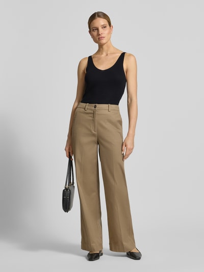 VERO MODA Regular Fit Strick-Top aus Viskose-Mix Modell 'NEWLEX' Black 1