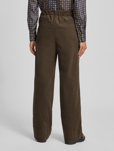 Marc Cain Cordhose mit elastischem Bund Khaki 5