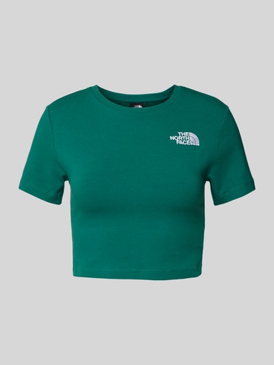 The North Face T-shirt krótki z wyhaftowanym logo Zielony 2