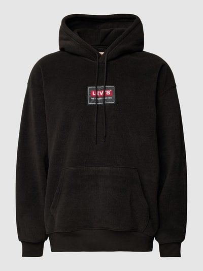 Levi's® Hoodie met kangoeroezak, model 'BABY TAB' Zwart - 2