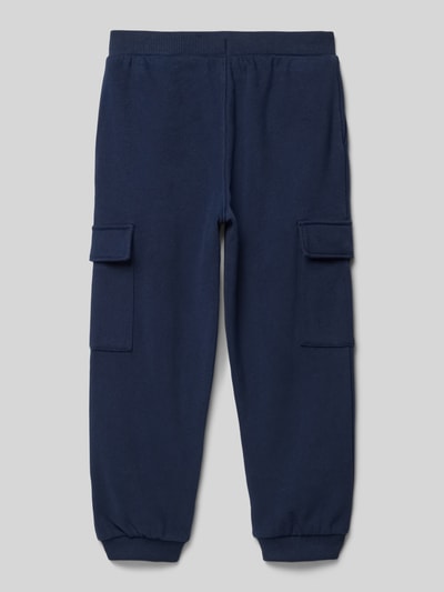 s.Oliver RED LABEL Relaxed Fit Sweatpants aus hochwertigem Baumwoll-Mix mit Cargotaschen Marine 3