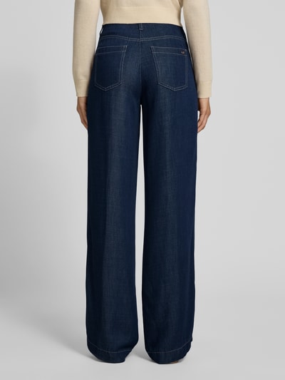 TONI Stoffhose mit Gesäßtaschen Modell 'liv' Dunkelblau 5