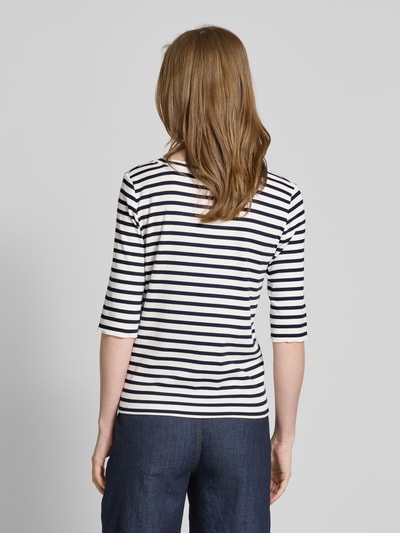 Marc Cain T-Shirt mit Rundhalsausschnitt Marine 5