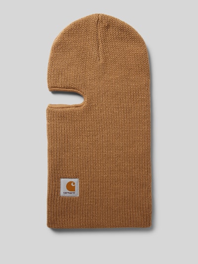 Carhartt Work In Progress Balaklava mit Label-Patch Beige 1