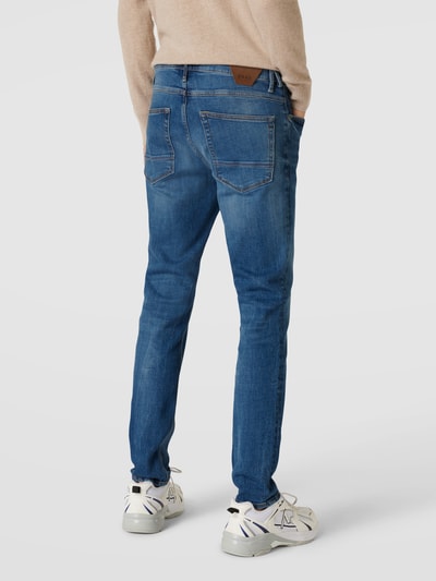 Brax Straight Fit Jeans im Used-Look Modell 'CHRIS' Hellblau 5