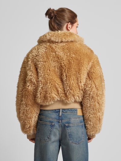 Tommy Jeans Jack met imitatiebont Camel - 5