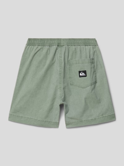 Quiksilver Shorts mit Label-Details Modell 'TAXER' Schilf 3