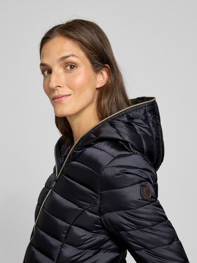 SAVE THE DUCK Steppjacke mit Zweiwege-Reißverschluss Modell 'ALEXIS' Black 3
