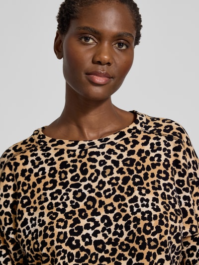 Tom Tailor Denim Relaxed fit sweatshirt van katoenmix Beige - 3