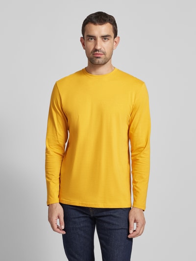 RAGMAN Longsleeve met ronde hals Donkergeel - 4