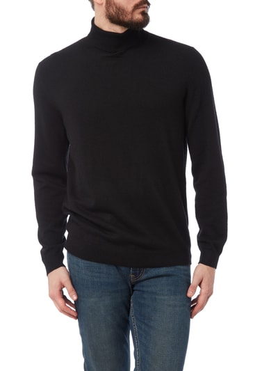 MCNEAL Rollkragen-Pullover aus Woll-Kaschmir-Mix Black 4