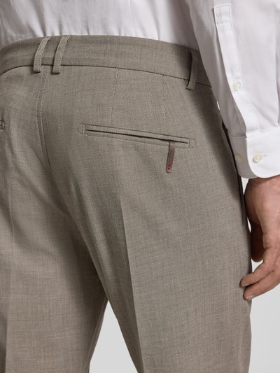 Cinque Regular fit pantalon met viscose, model 'Salto' Beige - 3