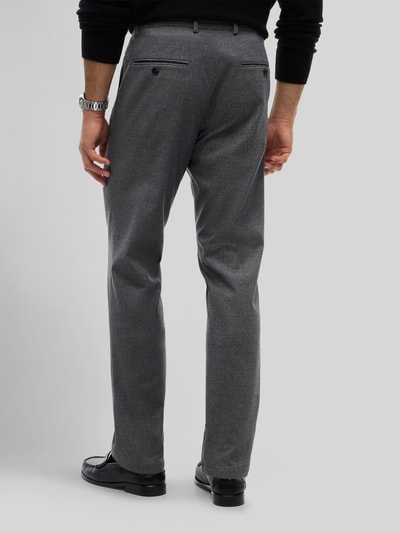 Tommy Hilfiger Slim Fit Gerade Hose aus Baumwoll-Mix mit Viskose-Anteil Modell 'DENTON' Hellgrau 5