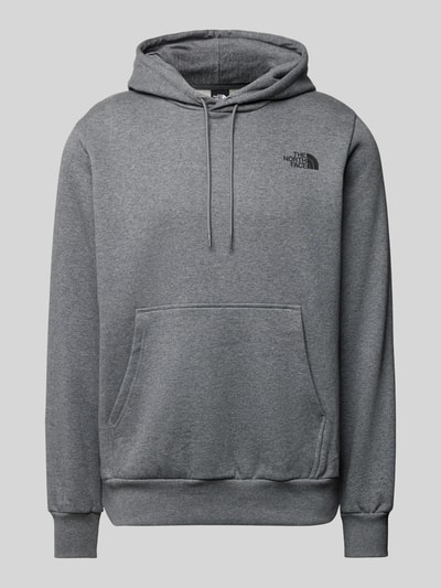 The North Face Hoodie mit Label-Print Mittelgrau Melange 2