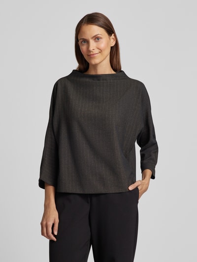 OPUS Sweatshirt met 3/4-mouwen, model 'Gisha' Lichtbruin - 4