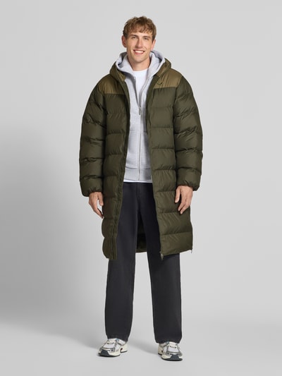 adidas Originals Regular fit buffer coat met ritssluiting Olijfgroen - 1