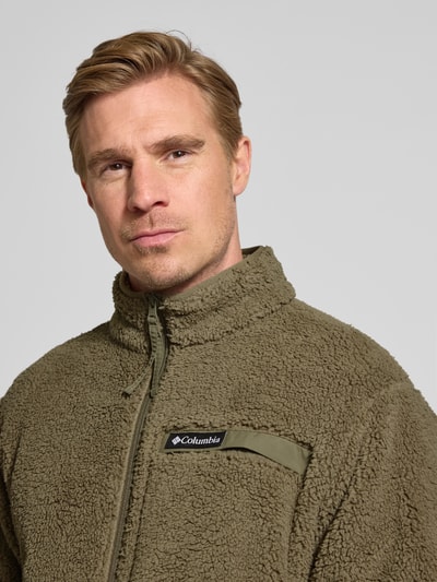 COLUMBIA Fleecejack van teddybont Olijfgroen - 3