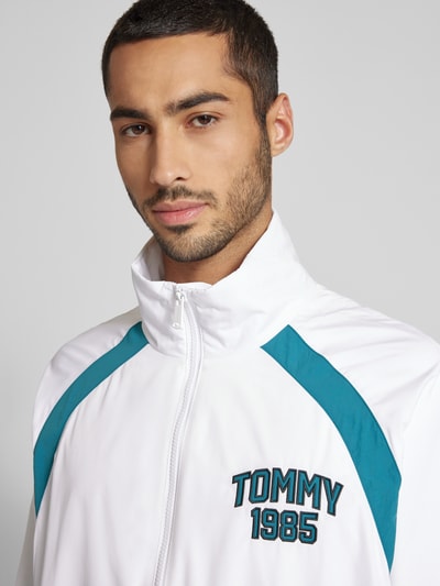 Tommy Jeans Trainingsjacke mit Stehkragen Weiss 3