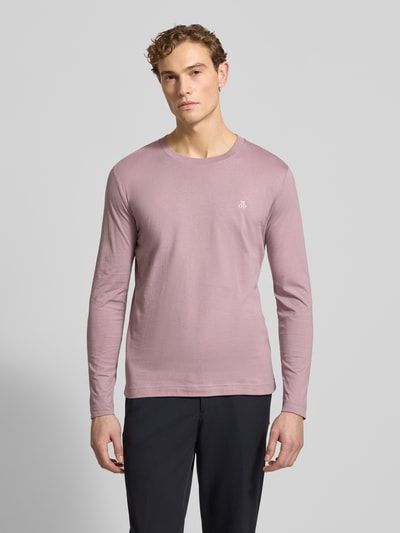 Marc O'Polo Shaped fit shirt met lange mouwen van puur katoen Oudroze - 4
