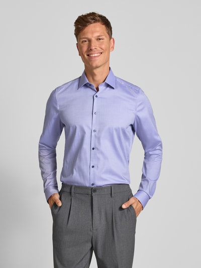 OLYMP Level Five Slim fit zakelijk overhemd met extra lange mouwen
 Lila - 4