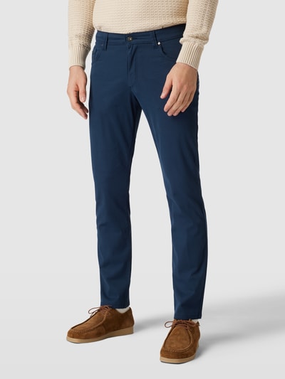 bugatti Regular Fit Chino mit Strukturmuster Blau 4