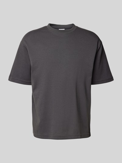 SELECTED HOMME Relaxed Fit T-Shirt mit Rundhalsausschnitt Modell 'OSCAR' Anthrazit 2