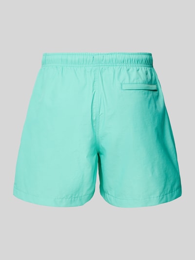 MCNEAL Relaxed Fit Badeshorts mit Logo-Stitching Helltuerkis 3