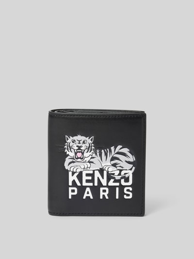 Kenzo Portemonnaie mit Label-Print Black 1