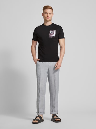 CK Calvin Klein T-shirt met motiefprint Zwart - 1