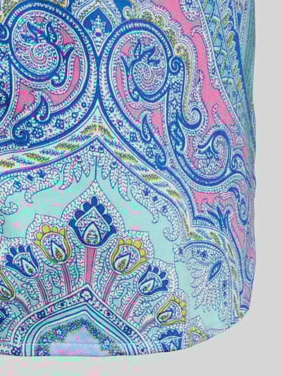 Lauren Ralph Lauren Koszula nocna o kroju relaxed fit z dodatkiem wiskozy model ‘Notch’ Niebieski 2