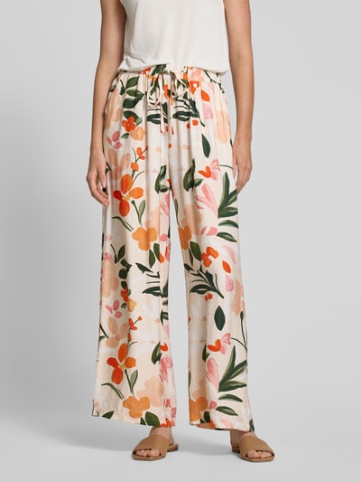 ZABAIONE Stoffhose mit elastischem Bund Apricot 4