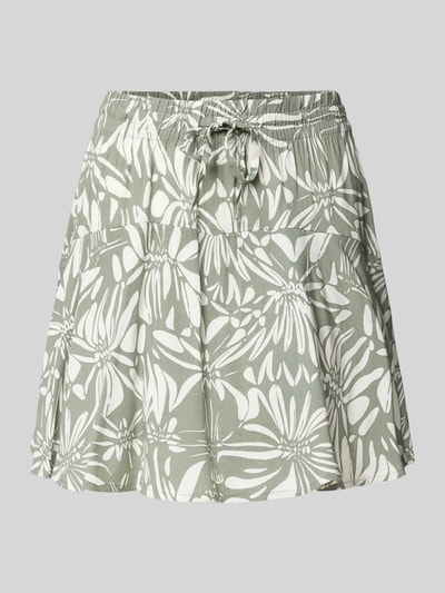 Only Ausgestellter Midi-Rock mit Allover-Muster Modell 'NALA' Mint 2