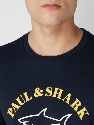 Paul & Shark Longsleeve aus Organic Cotton  Dunkelblau 3