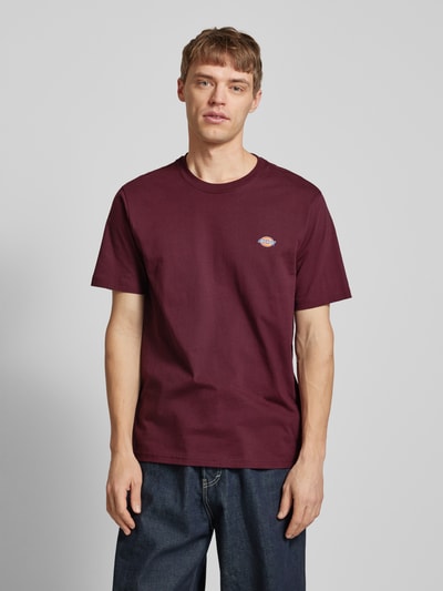 Dickies T-Shirt mit Label-Print Modell 'MAPLETON' Bordeaux 4