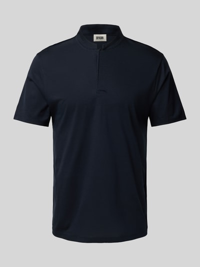 Drykorn Poloshirt mit Stehkragen Modell 'LOUIS 10' Dunkelblau 2