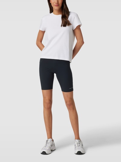 Röhnisch Fietsbroek met labelprint, model 'FLATTERING' Zwart - 1